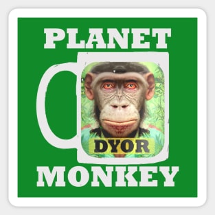 Planet monkey dyor funny meme Sticker